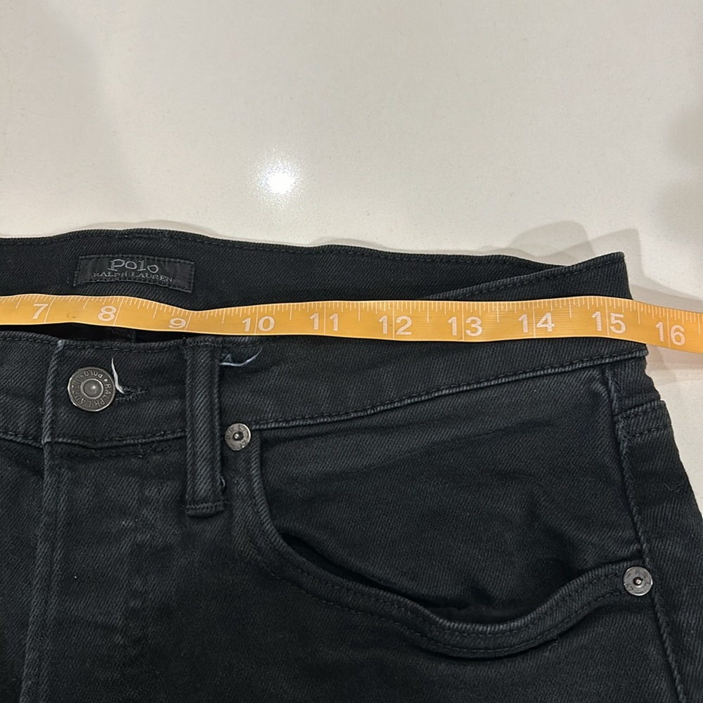 Polo Ralph Lauren black straight slim leg Jean 6‎ - Picture 9 of 12